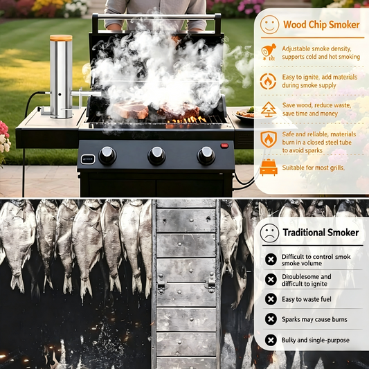 Portable Electric BBQ Smoker