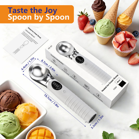 Heated Ice Cream Scoop Rechargeable