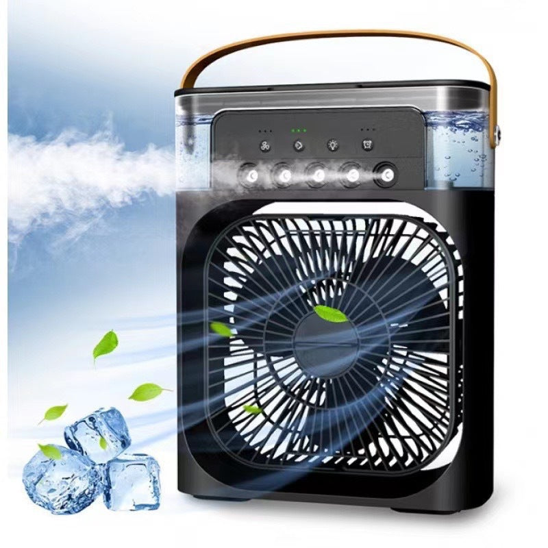 Portable cooling air conditioner fan