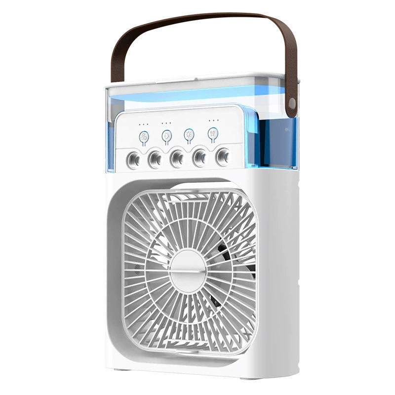 Portable cooling air conditioner fan