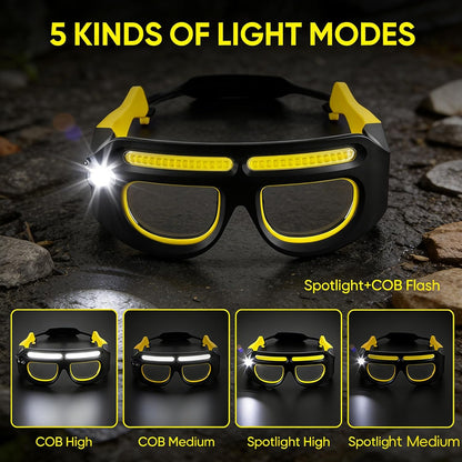 Rechargeable LED Glasses